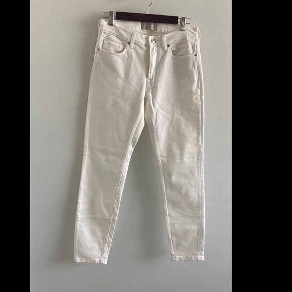 NWOT Everlane Mid-Rise Skinny Jean in Bone 27 Tall - Picture 8 of 13